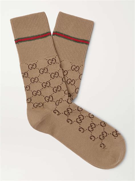 brown Gucci socks outfit